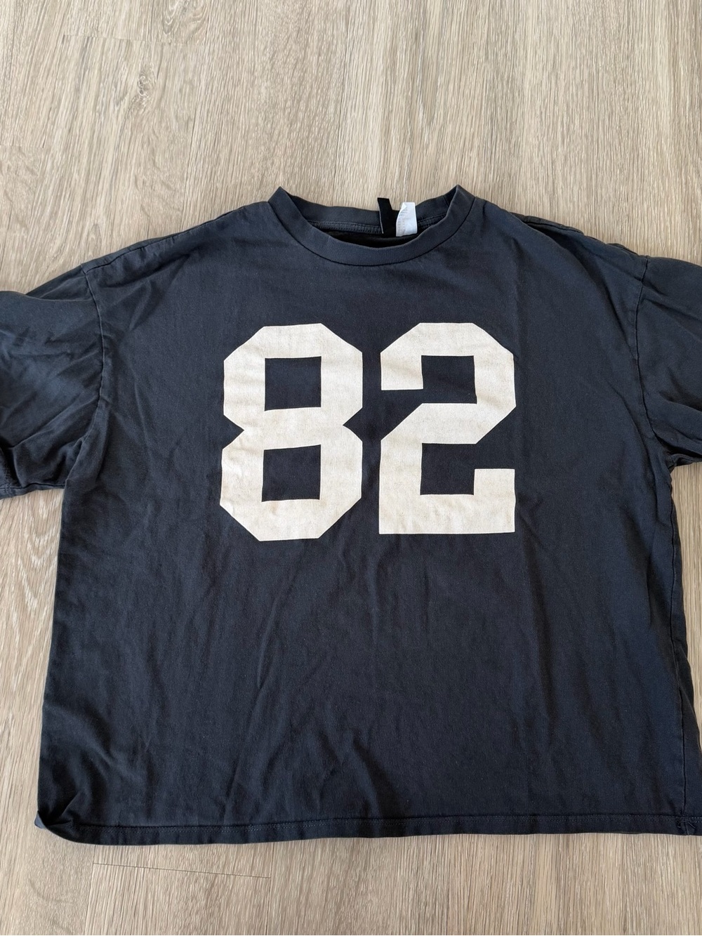 H&M varsity charcoal Tshirt